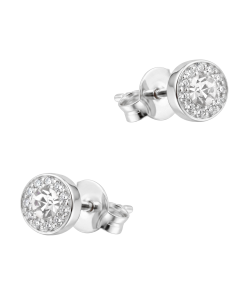 Crystal Silver Stud Earring STS-7079